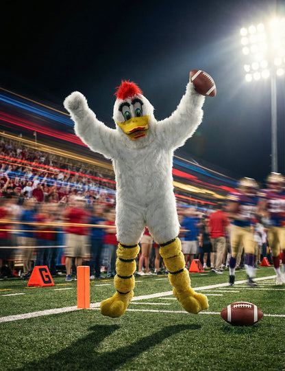 Felnőtt fehér kacsa kabala jelmez