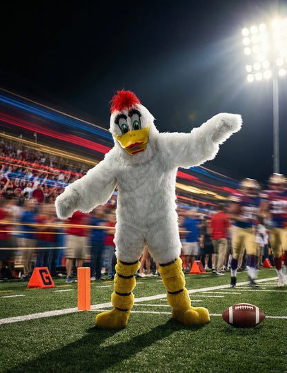 Felnőtt fehér kacsa kabala jelmez