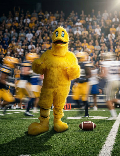 Felnőtt sárga kacsa kabala jelmez