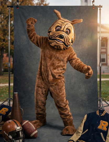 Felnőtt barna kutya kabala jelmez