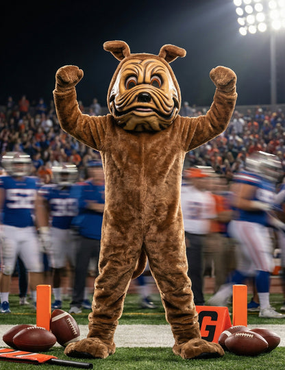 Felnőtt barna kutya kabala jelmez