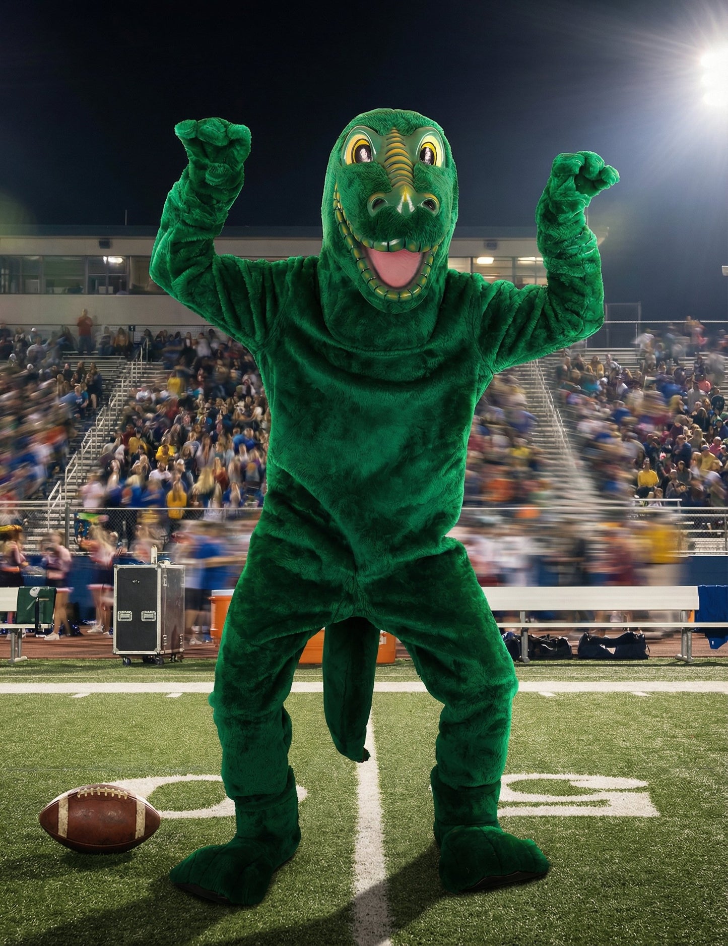 Felnőtt dinoszaurusz kabala jelmez