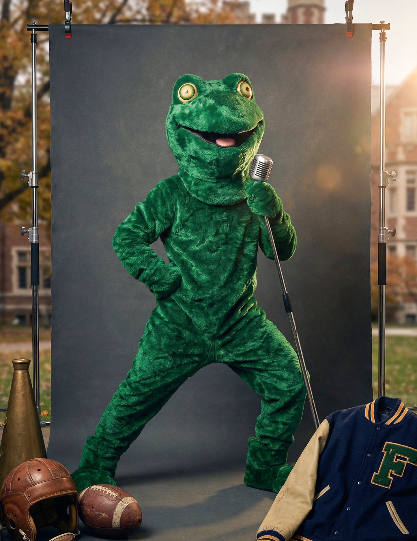 Felnőtt béka kabala jelmez