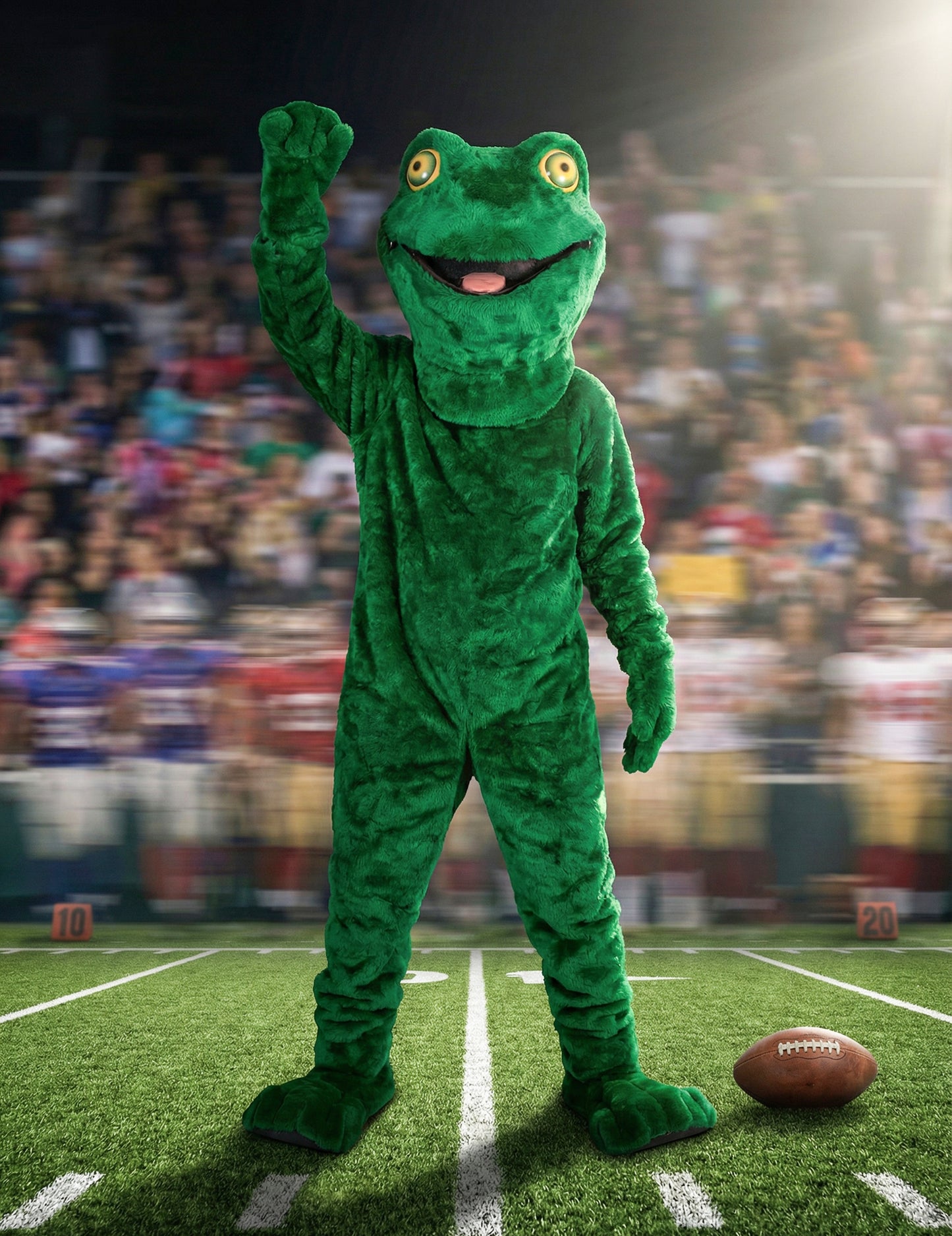 Felnőtt béka kabala jelmez