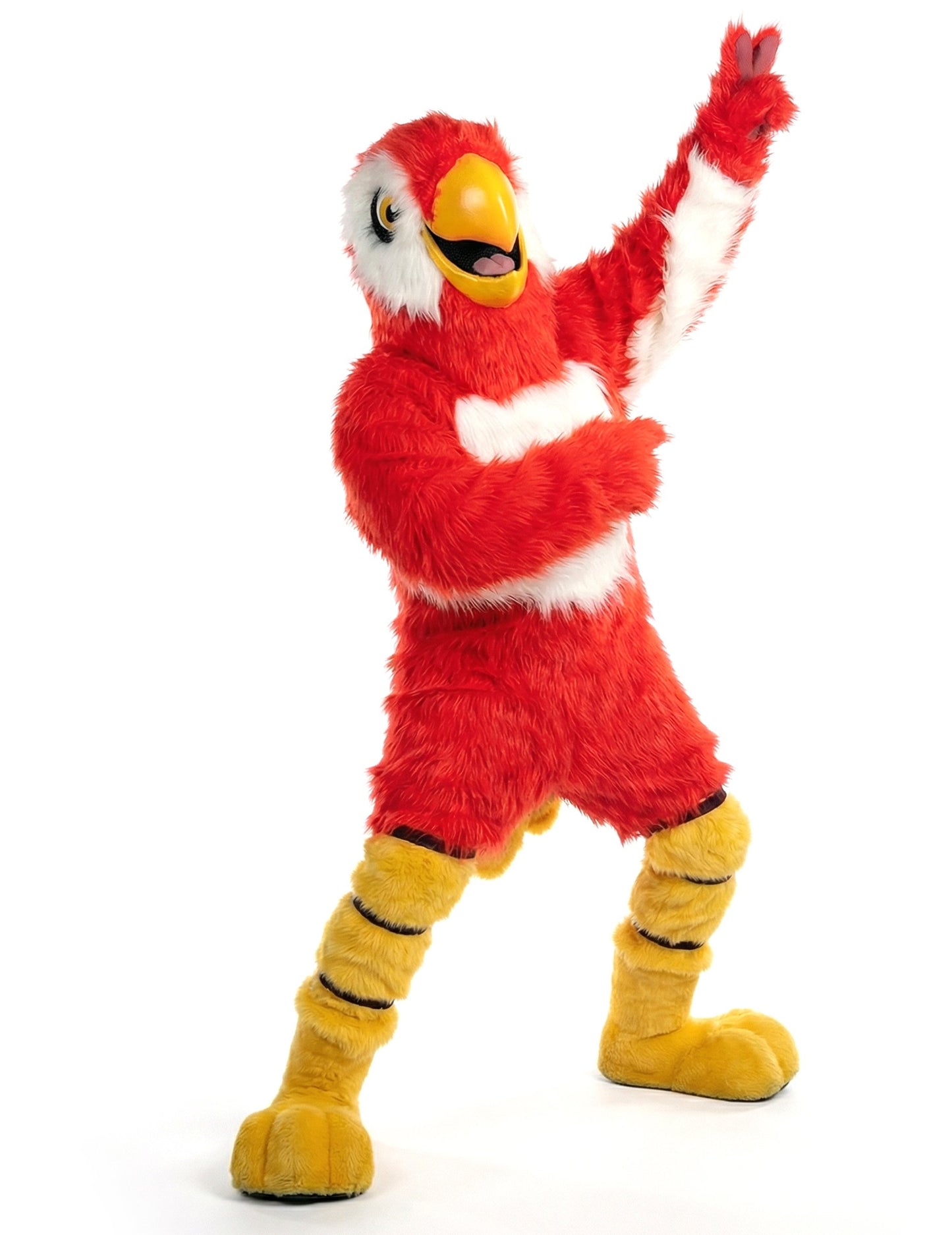 Felnőtt vörös papagáj kabala jelmez