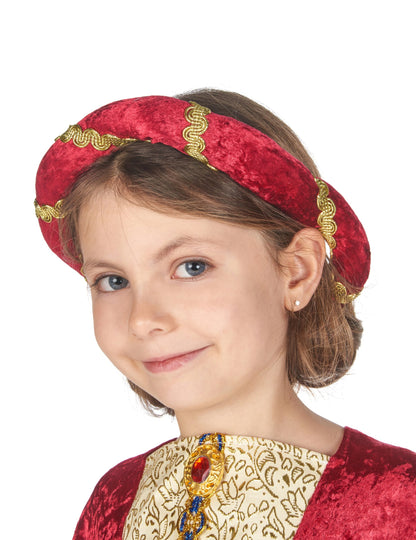 Középkori királynő lány jelmez