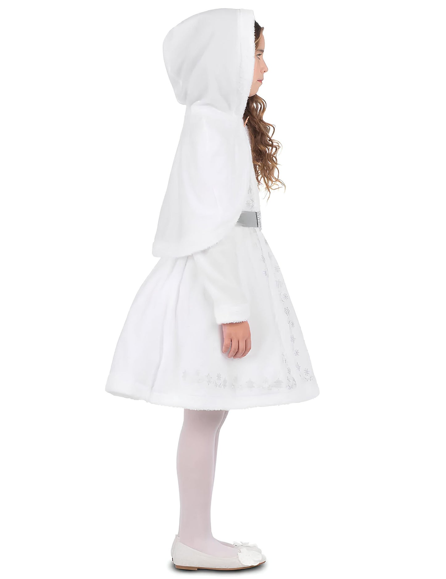 Fehér Mikulás jelmez lányoknak