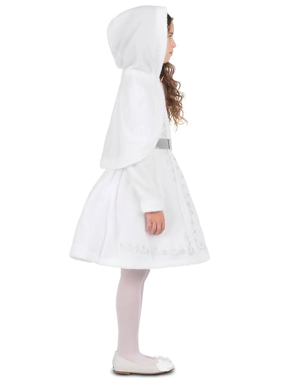 Fehér Mikulás jelmez lányoknak