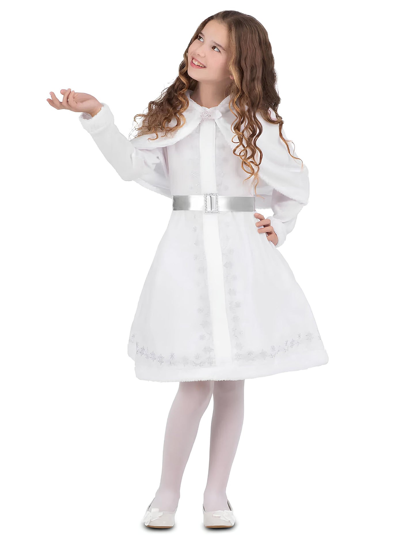 Fehér Mikulás jelmez lányoknak