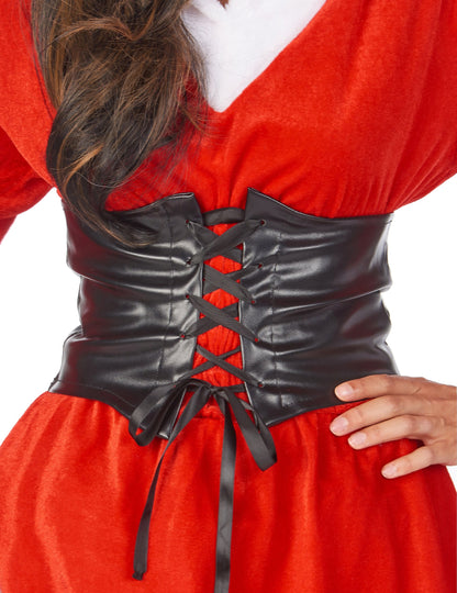 Anya karácsonyi jelmez fűző nő