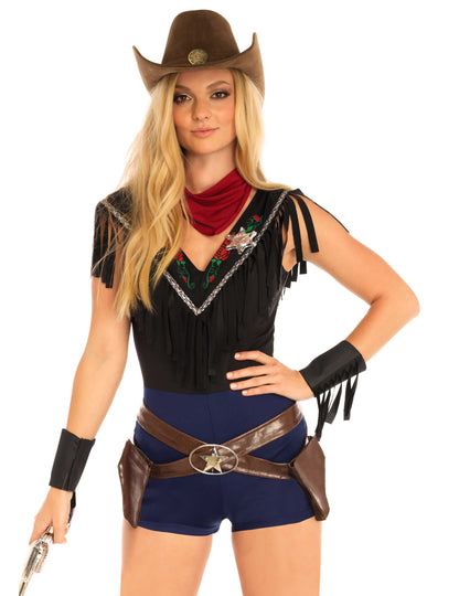 Női szexi seriffkisasszony jelmez 
