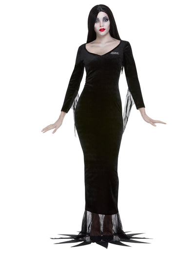 Déguisement Morticia Famille Addams™ pour femme noir en velours