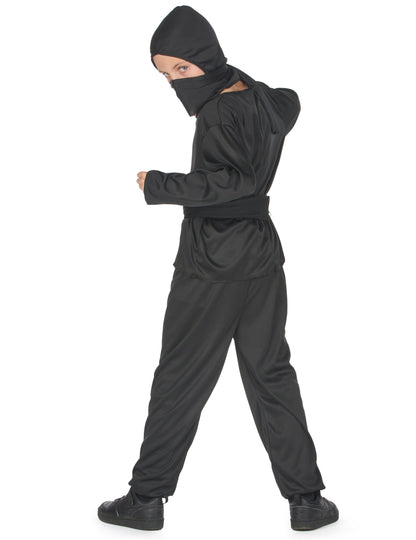 Hátulnézet a ninja kommandós jelmezről