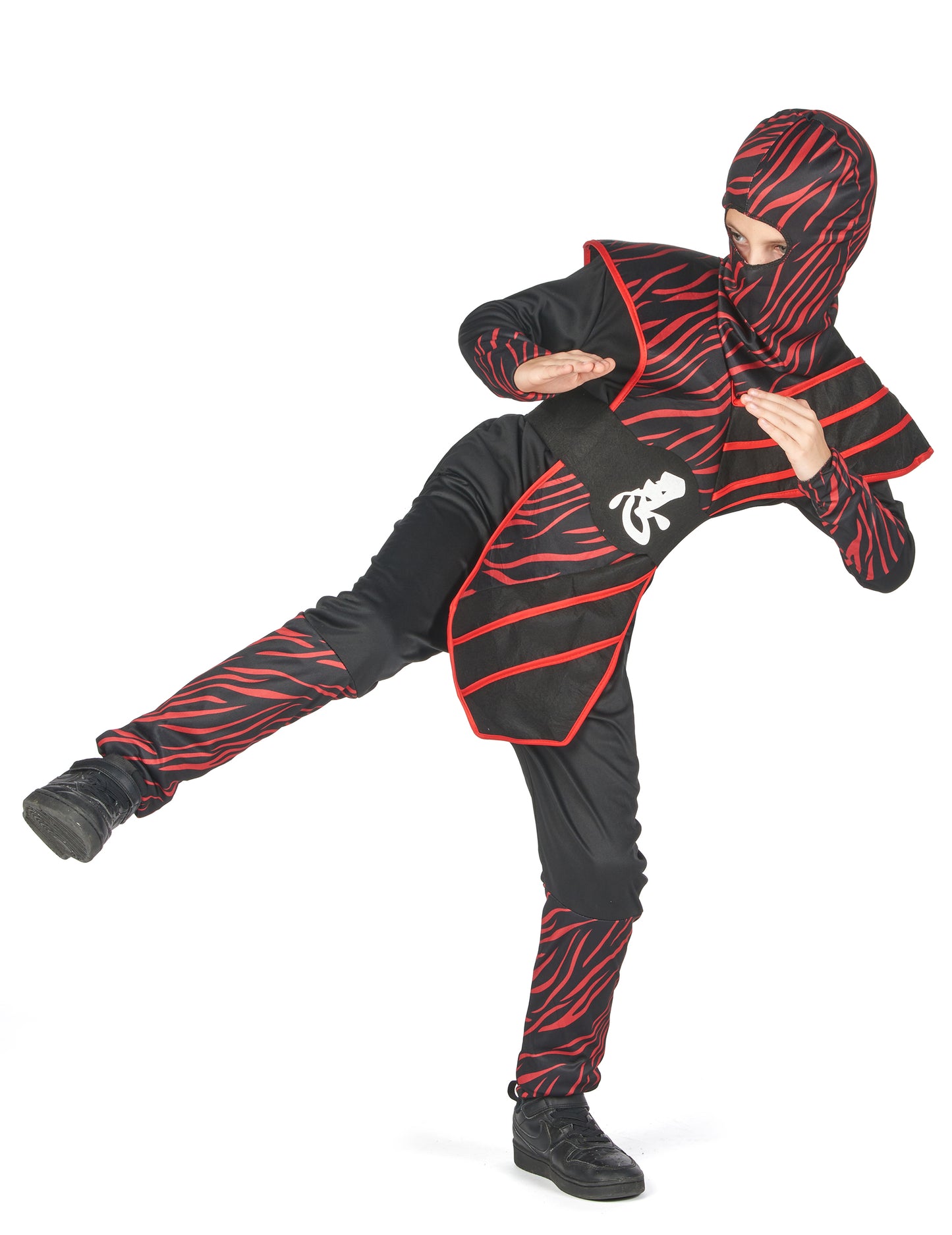 Piros fauve fiú ninja jelmez