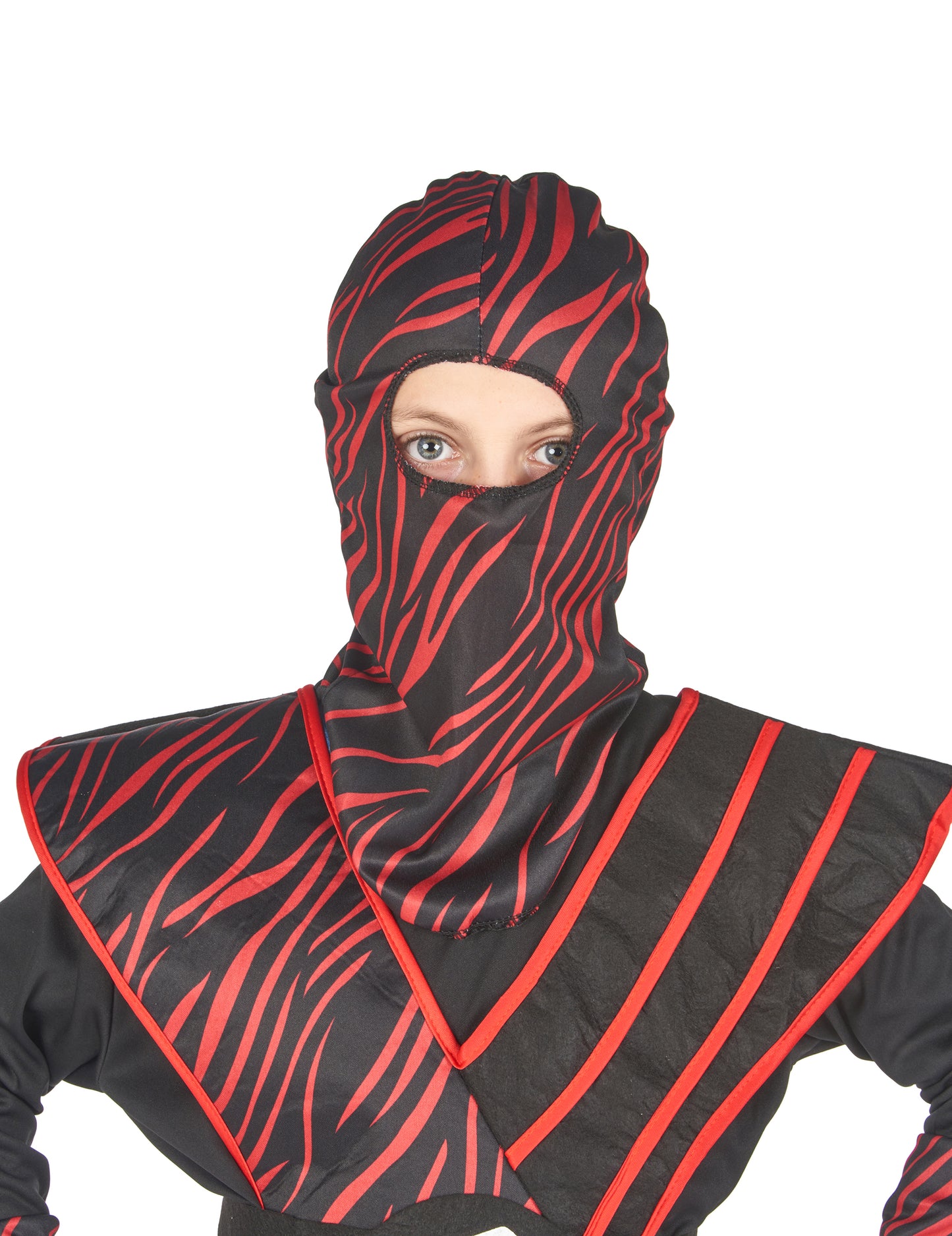 Piros fauve fiú ninja jelmez