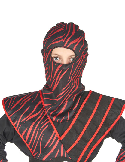 Piros fauve fiú ninja jelmez