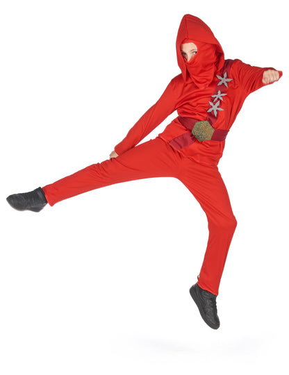 Piros ninja álruhás