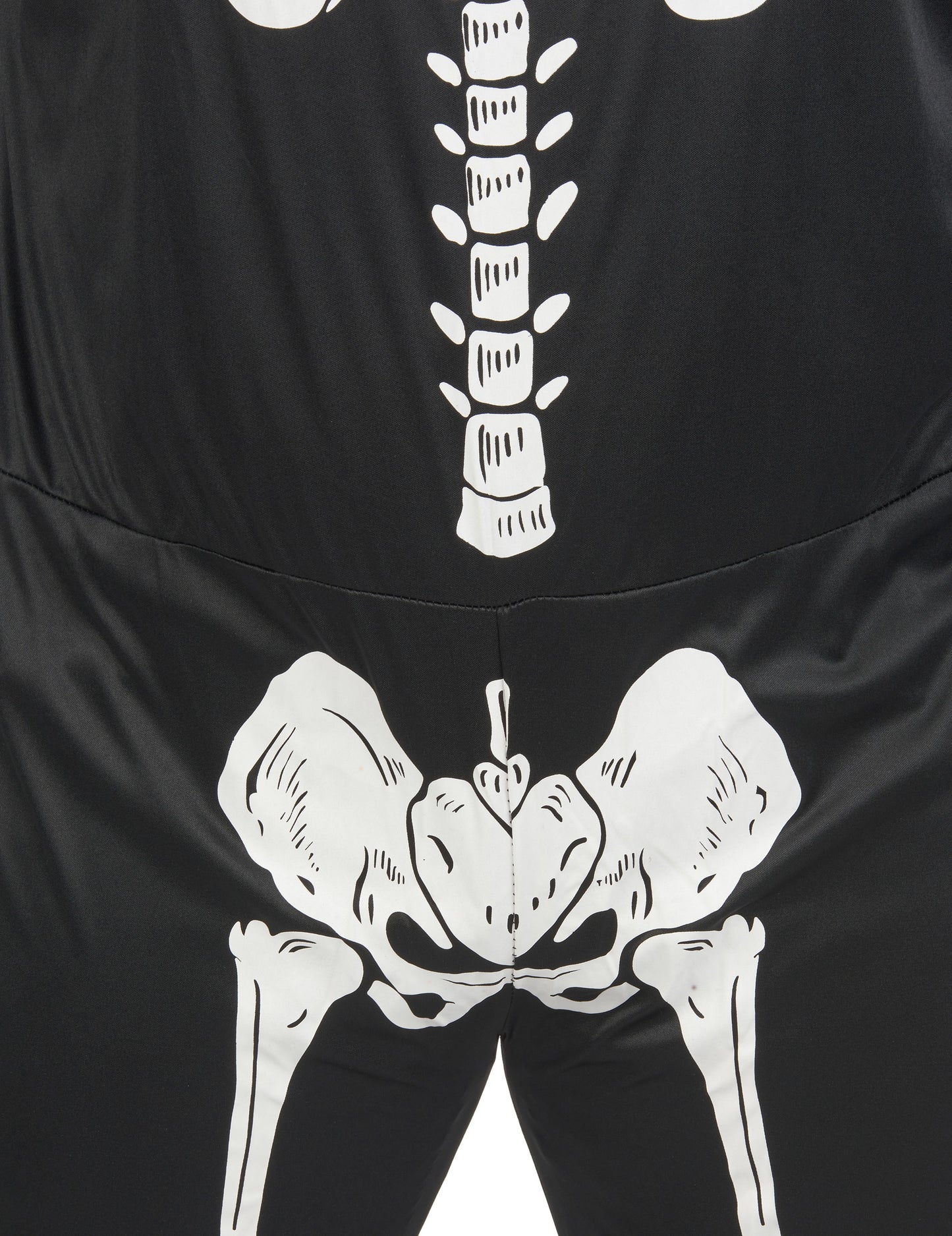 Fekete csontváz fekete álruhás halloween