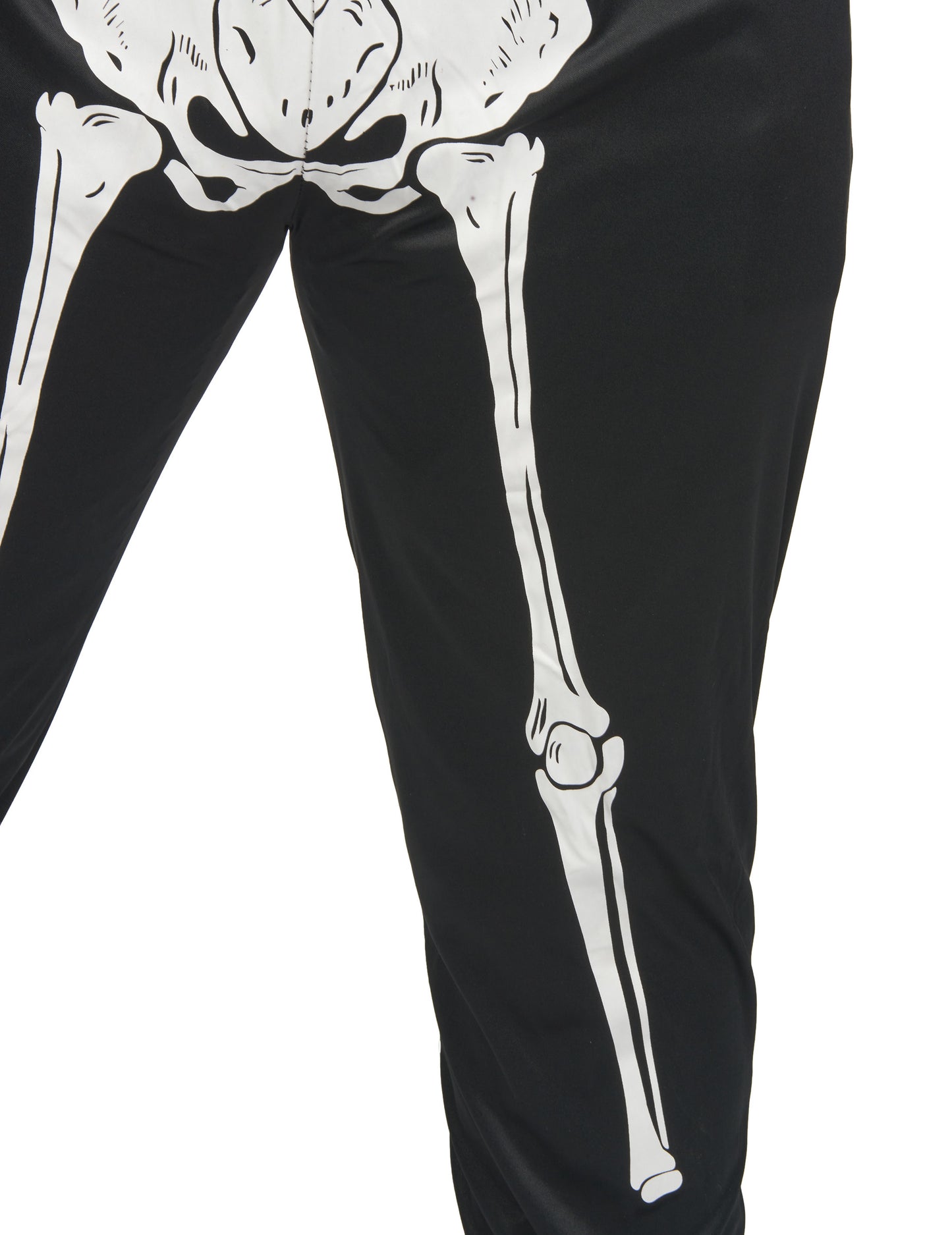 Fekete csontváz fekete álruhás halloween