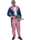 Hátborzongató Uncle Sam jelmez férfiaknak