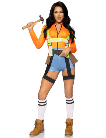 Szexi építőmunkás jelmez a nők számára
