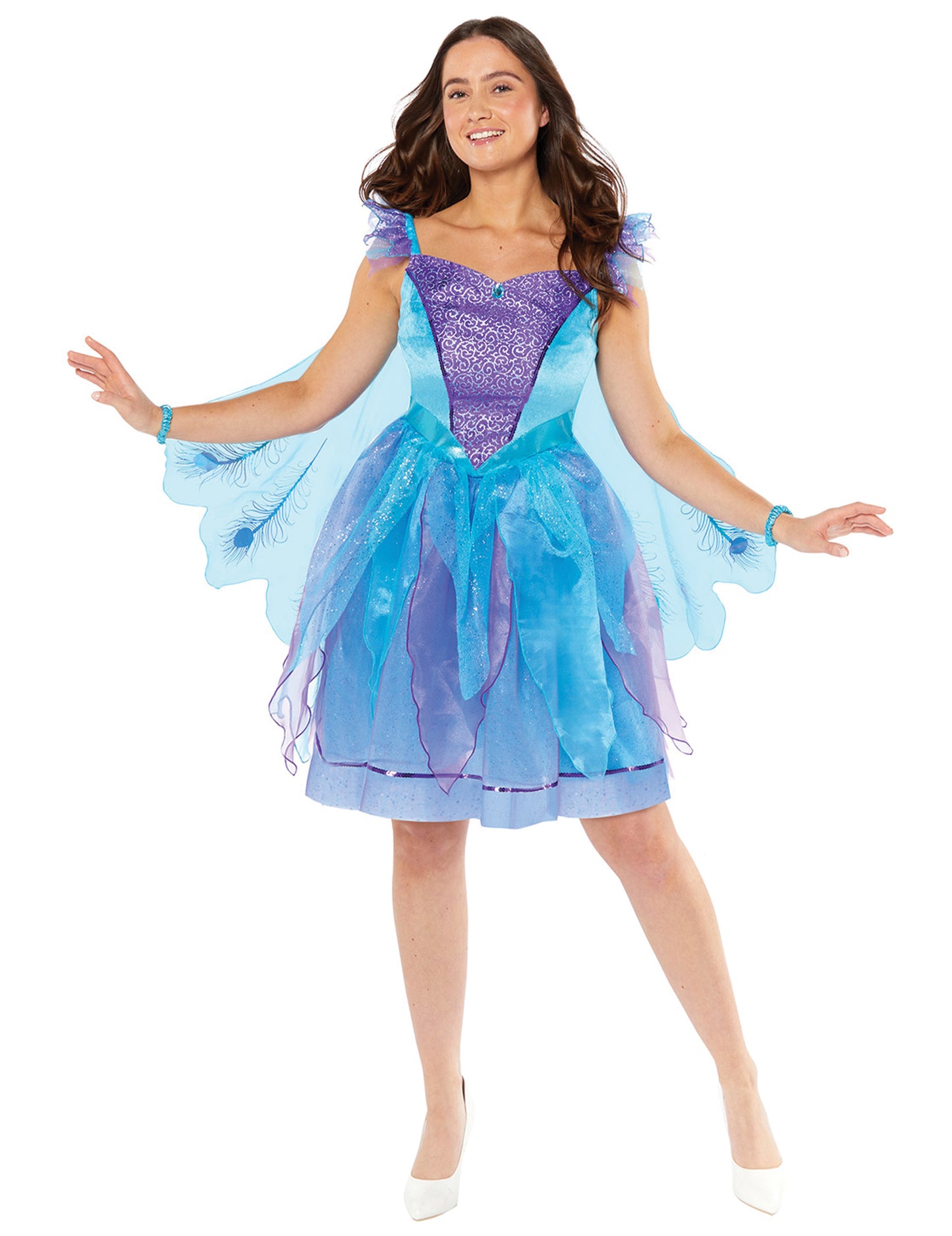 Elegáns páva jelmez nőknek