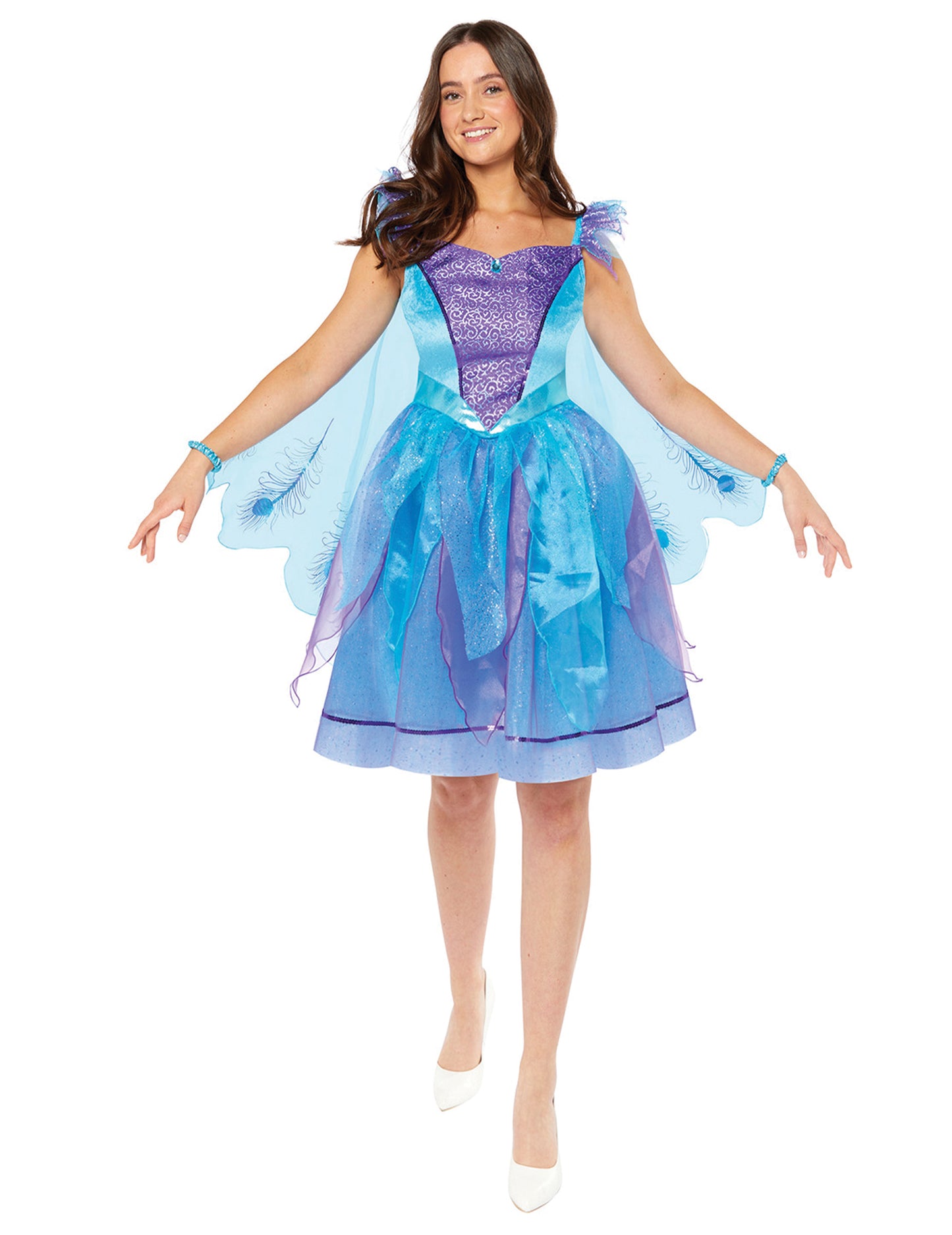 Elegáns páva jelmez nőknek