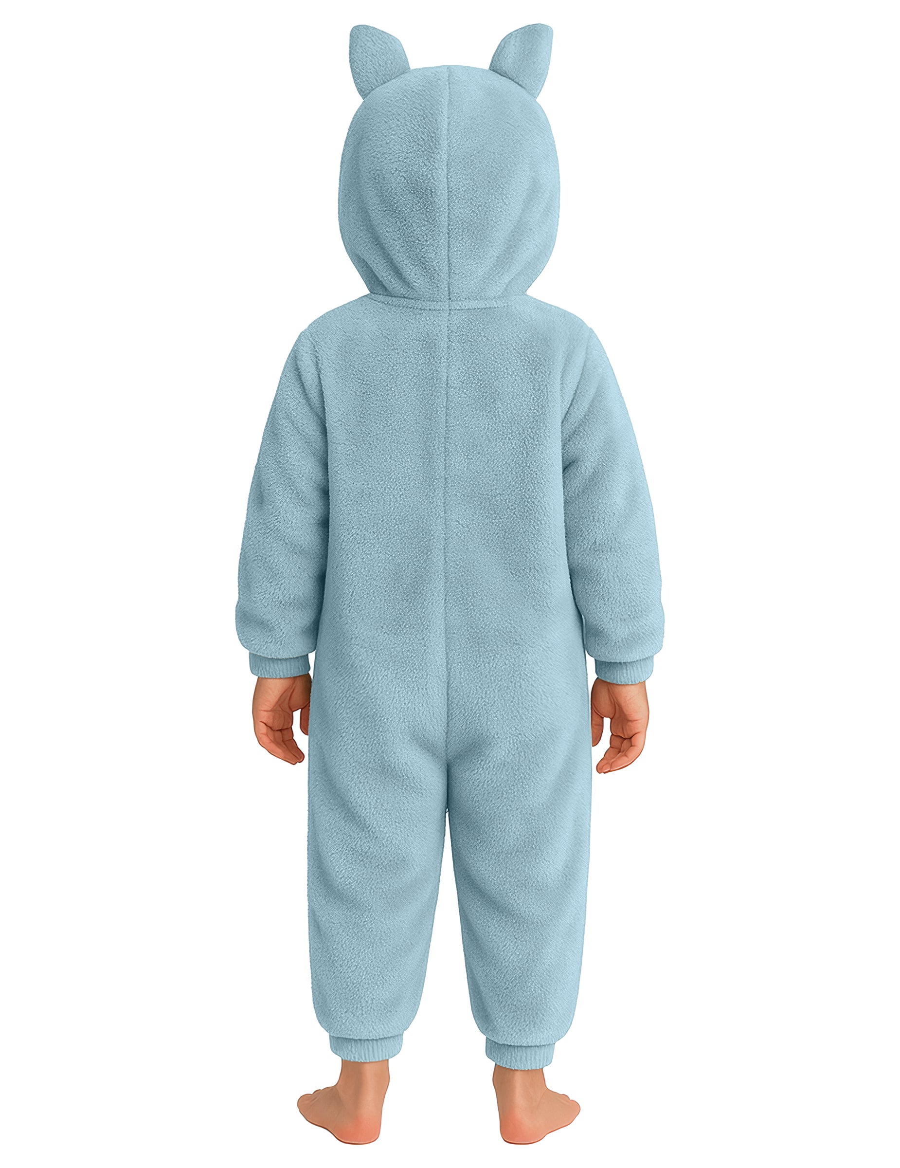 Vue de dos du déguisement peluche monstre pour enfant