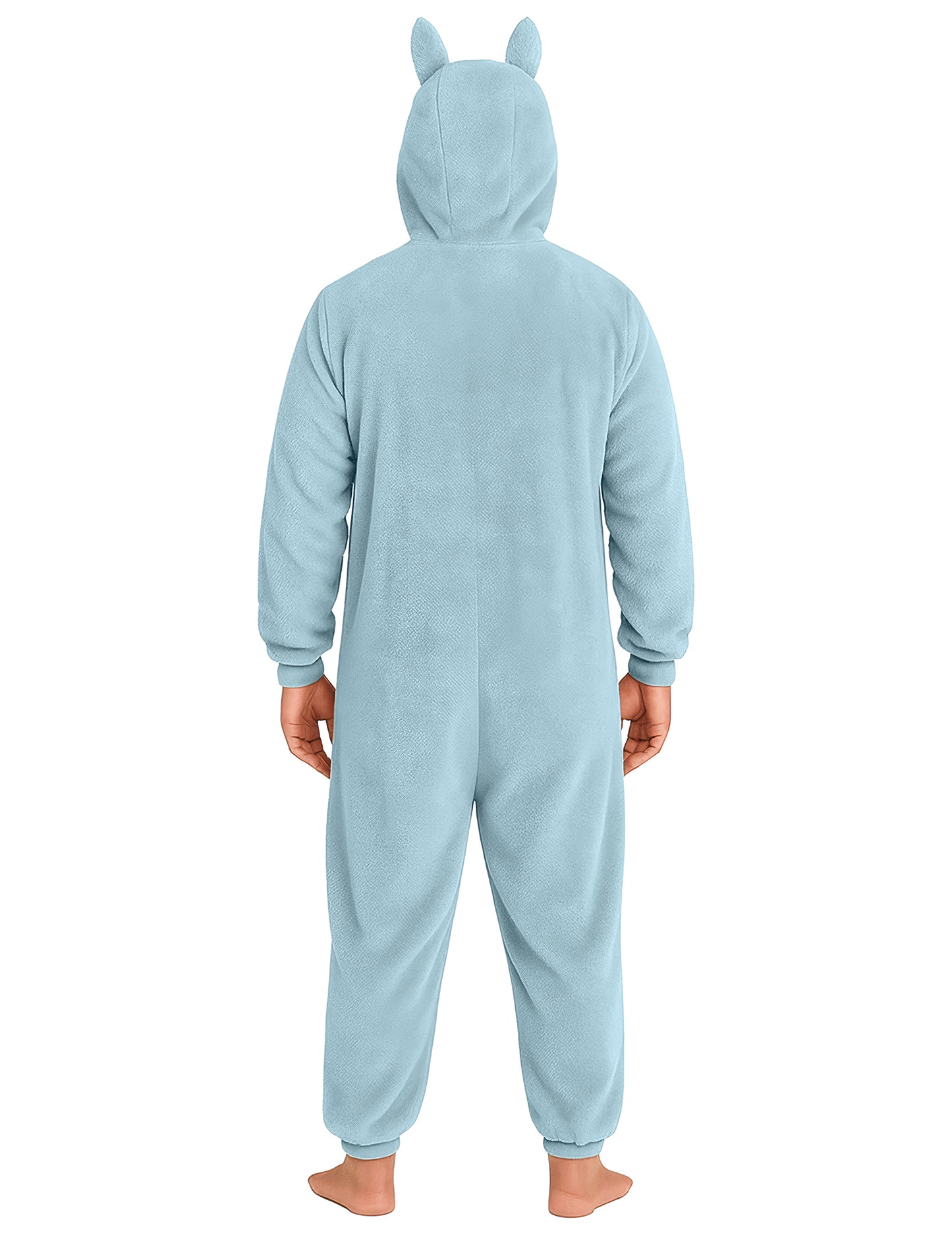 Kék szörny plüss jelmez férfiaknak 