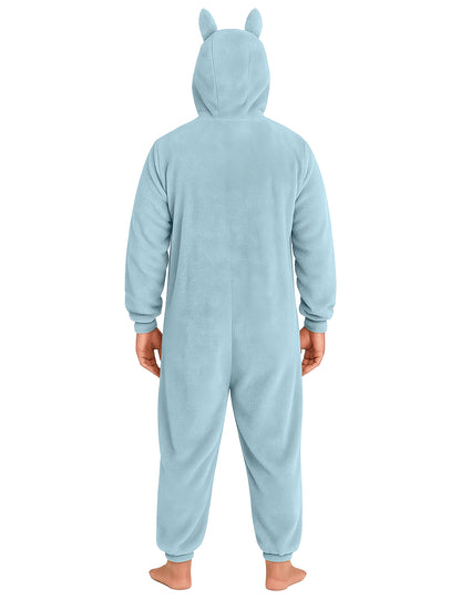 Kék szörny plüss jelmez férfiaknak 