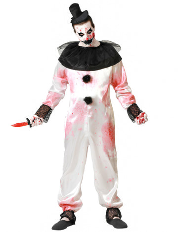 Pierrot Assassin jelmez férfiak számára Plus méret
