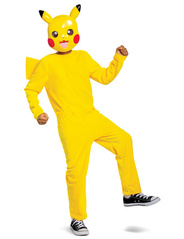 Klasszikus Pikachu Pokémon jelmez gyermekeknek