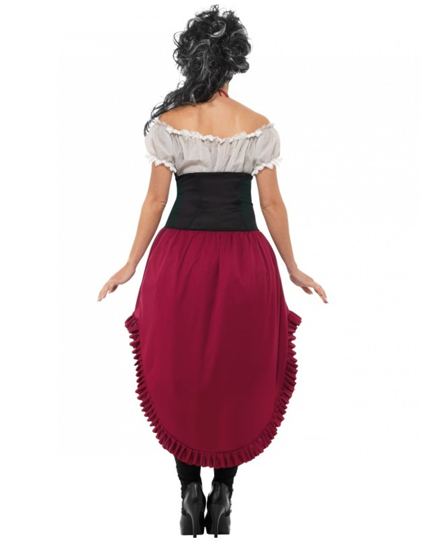 Véres női szellemkalóz jelmez Halloweenra 