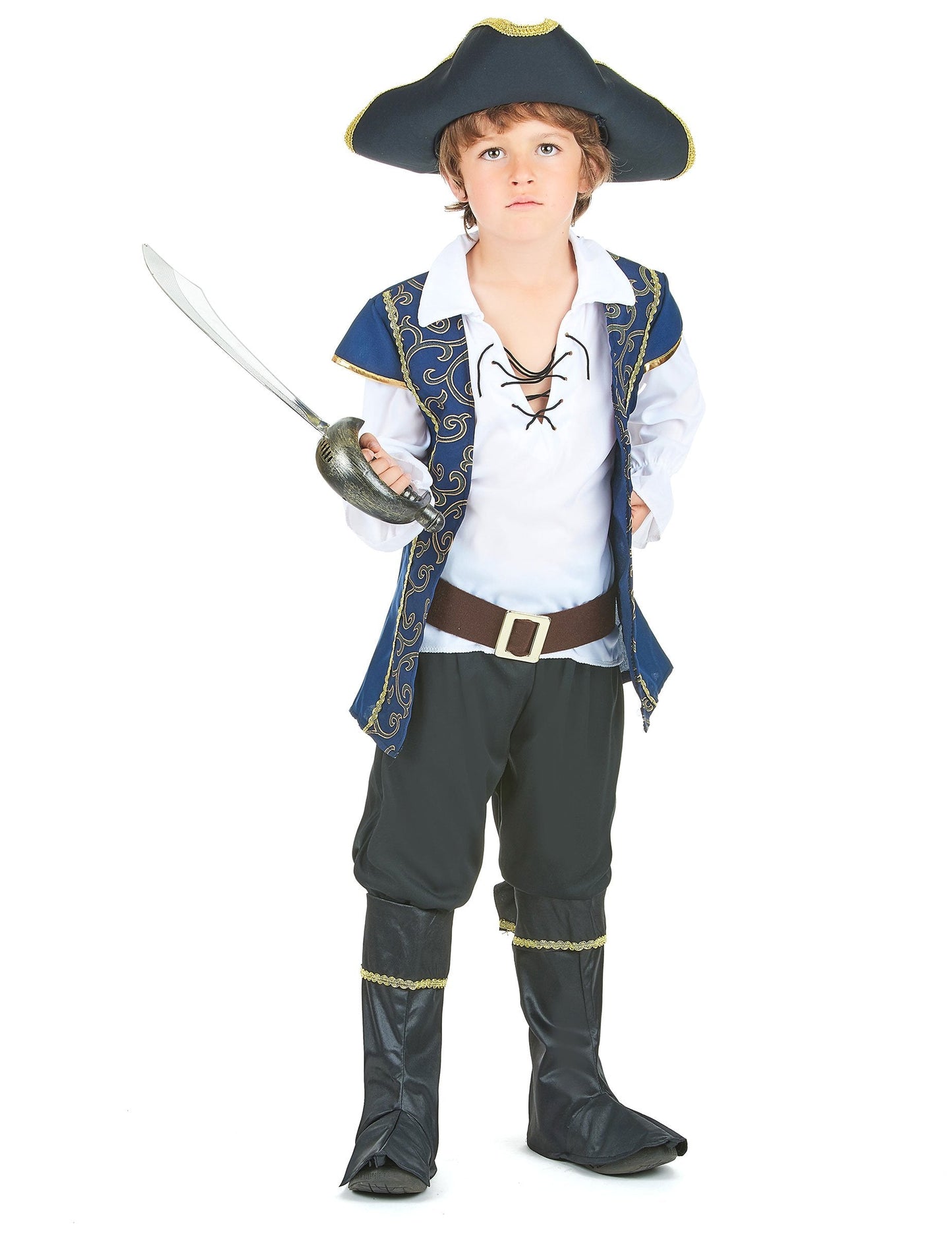 Elegáns kalózkapitány pár jelmez gyerekeknek