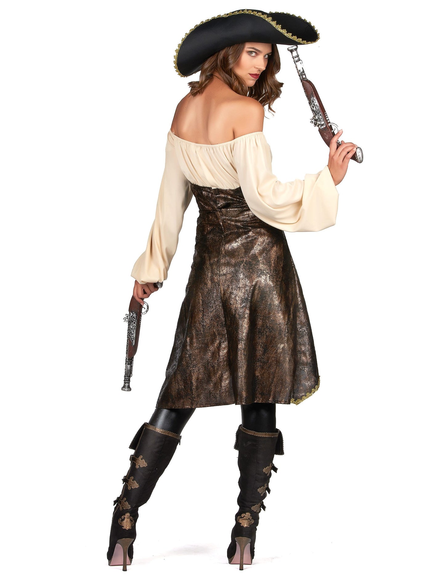 Női barna kalóz jelmez