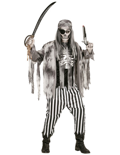 Kalóz csontváz férfi kalóz jelmez