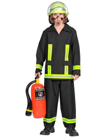 Német tűzoltó jelmezgyermek
