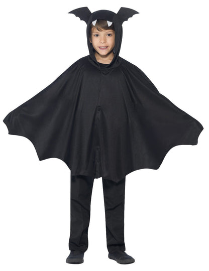 Fekete Halloween fekete gyermek stílusú poncho álruhában
