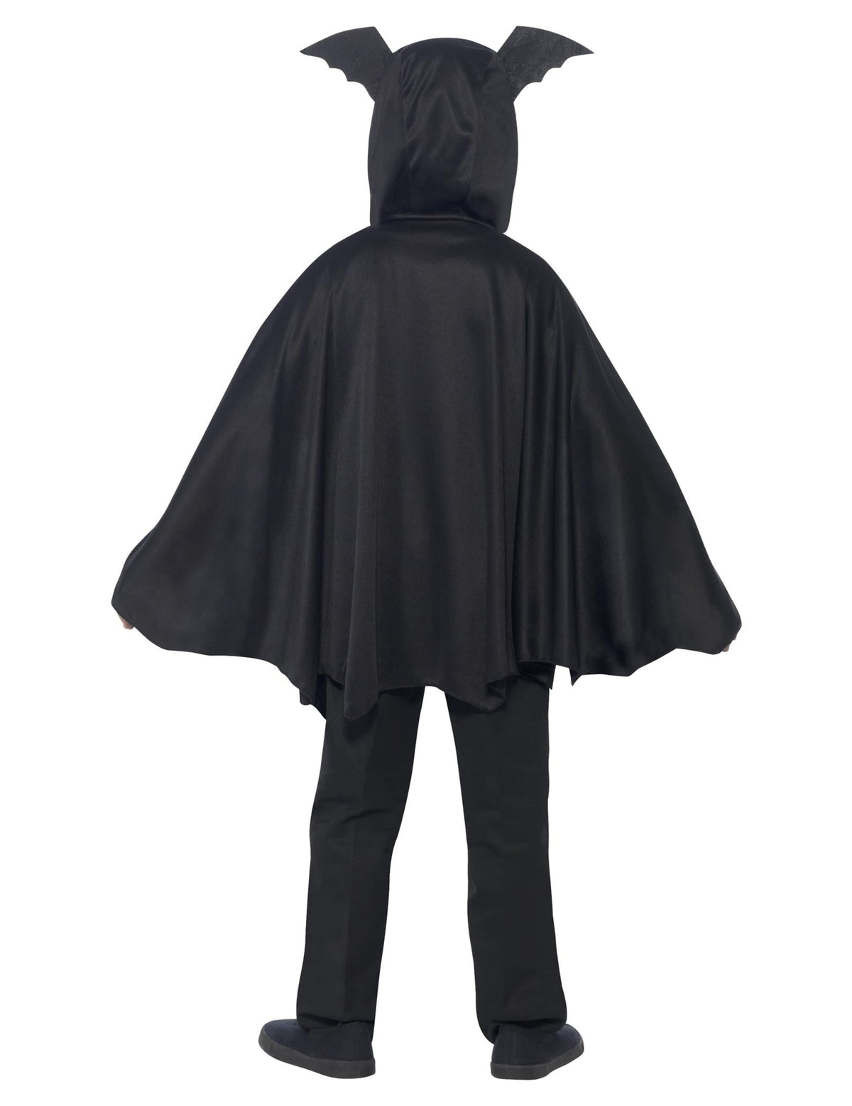 Vue de dos du déguisement poncho chauve-souris