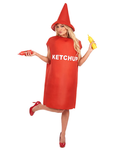 Felnőtt ketchup edény jelmez