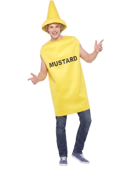Felnőtt mustár edény jelmez