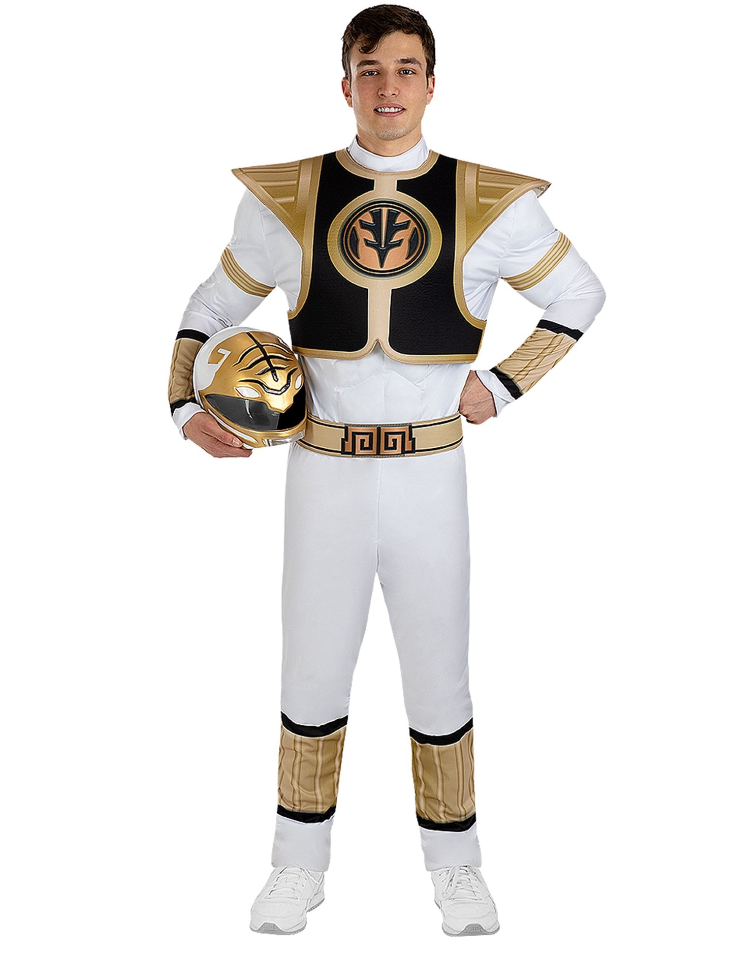 Felnőtt fehér Power Ranger jelmez