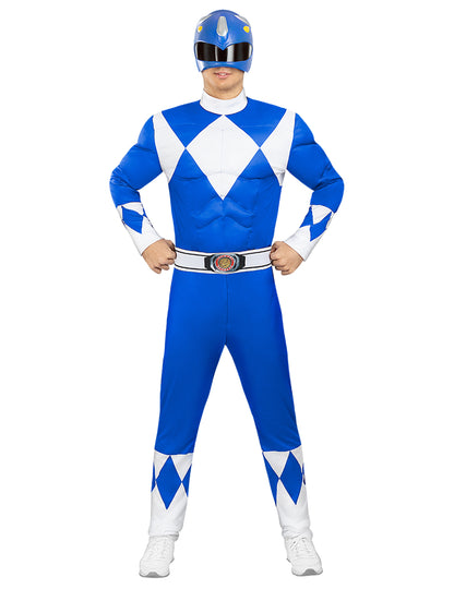 Felnőtt kék Power Ranger jelmez