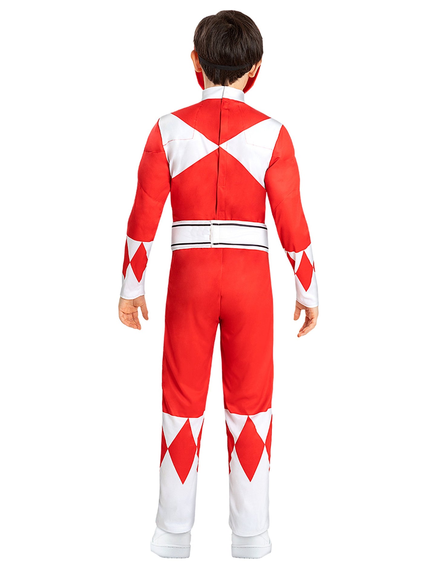 Izmos piros Power Ranger jelmez gyerekeknek