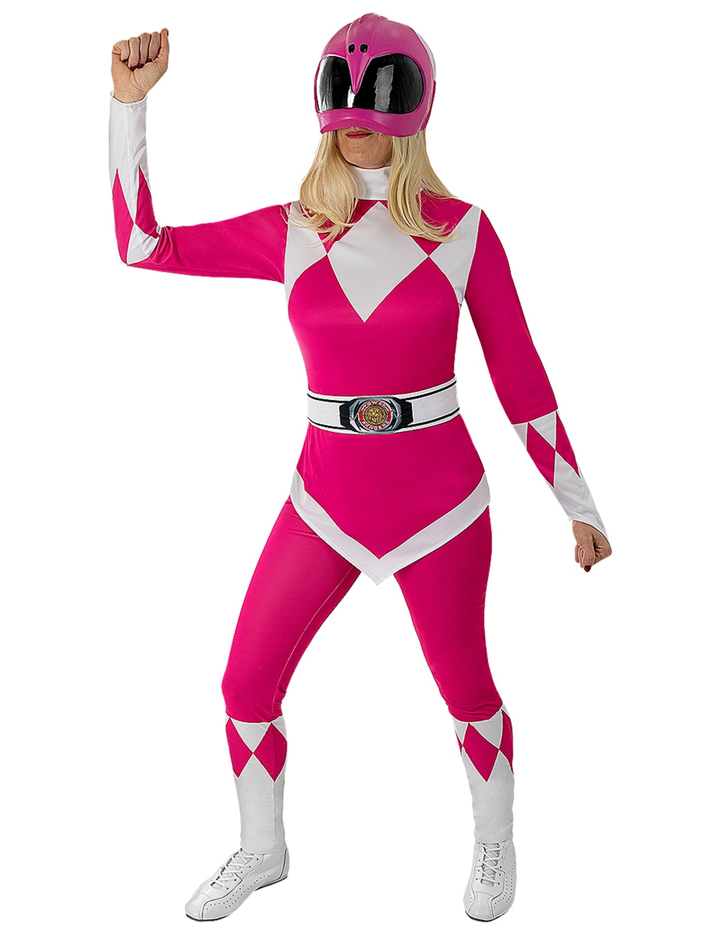 Felnőtt rózsaszín Power Ranger jelmez