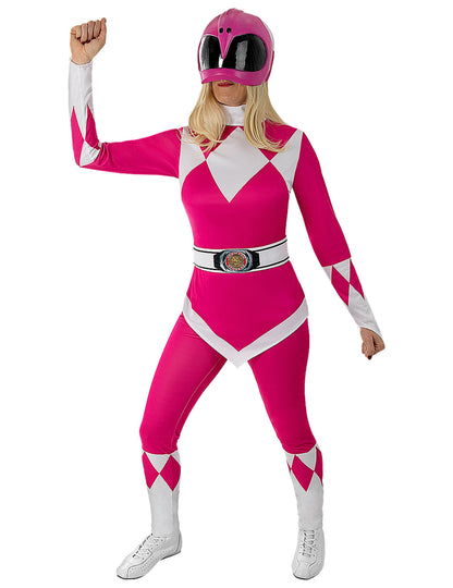 Felnőtt rózsaszín Power Ranger jelmez