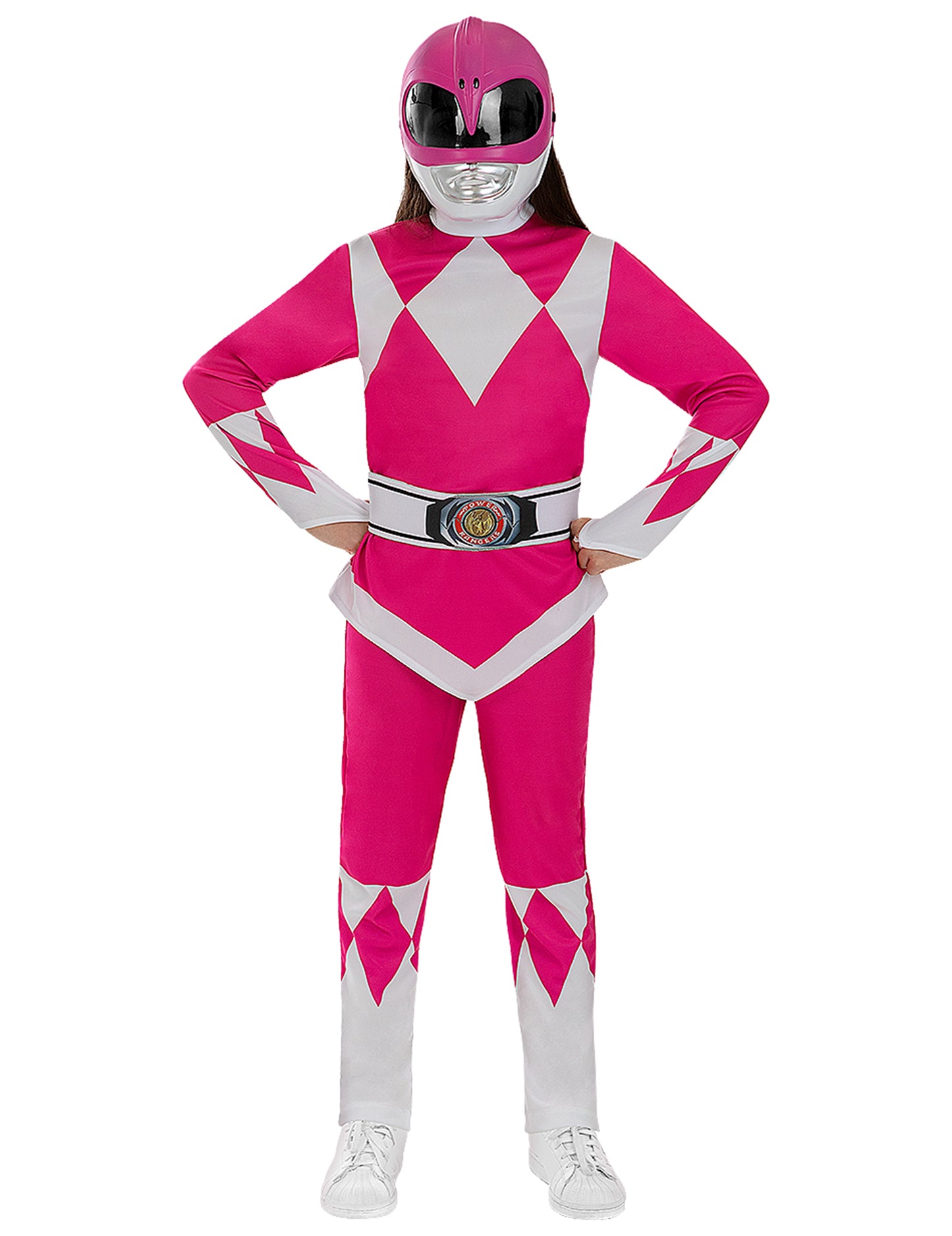 Gyerek rózsaszín Power Ranger jelmez