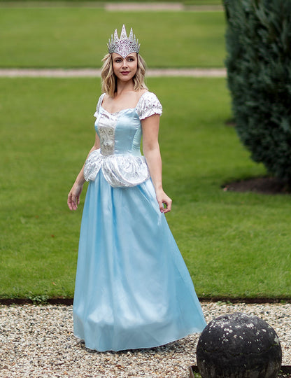 Női kék Hamupipőke hercegnő álcázása