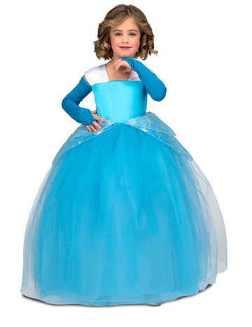 Kék lány hercegnő álruhában