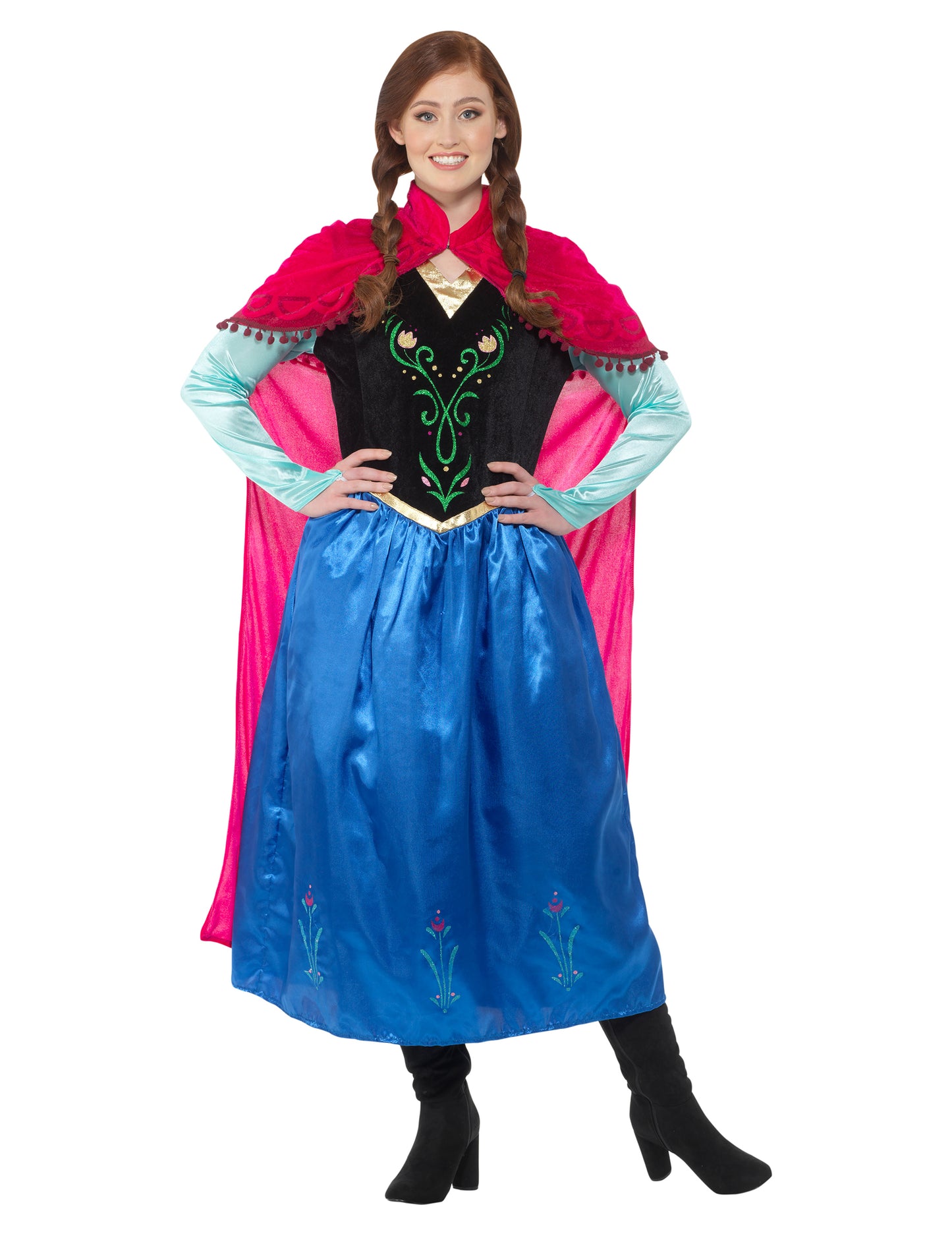 Vue d'ensemble du déguisement de princesse de conte de fées pour femme